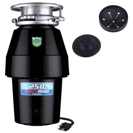 Wastemaid 1/2 HP Garbage Disposal Anti-Jam and Corrosion Proof with Odor Guard and Sound Insulated 10-US-WM-258-3B